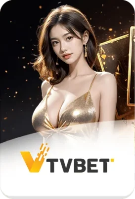 ภาพพรีเซ็นเตอร์คาสิโน TVBET ของ 37-WIN แสดงเกมคาสิโนสดออนไลน์ ดีไซน์โทนสีทองพรีเมียม เหมาะสำหรับหน้าเว็บคาสิโนและบทความ SEO